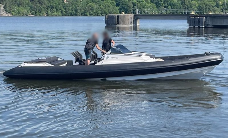 FUGU 30 SPEEDSTER stulen i Centrala Stockholm 