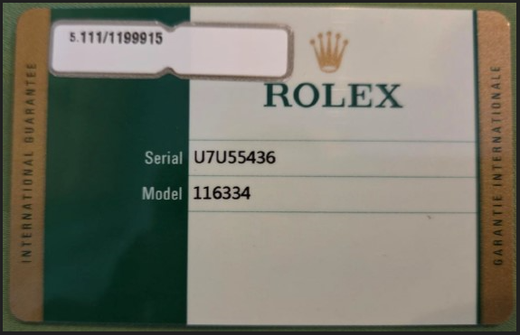 Polisen söker information om en Rolex Datejust II