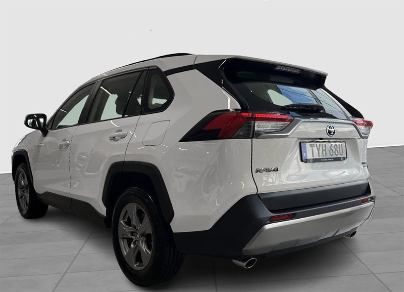 Vit Toyota RAV4 Hybrid AWD stulen i Ytterby väster om Kungälv