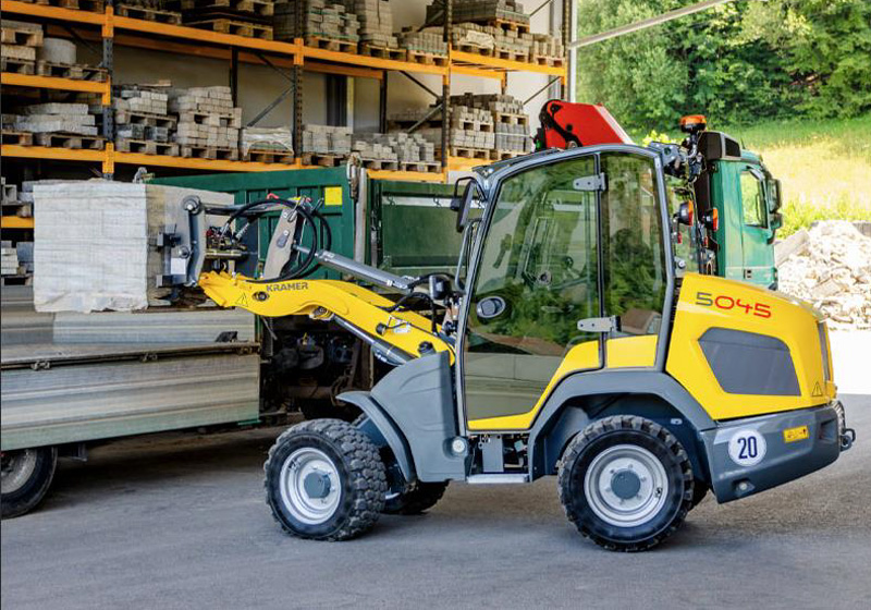 Hjullastare Kramer 5045 stulen söder om Oslo, Norge