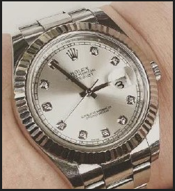 Polisen söker information om en Rolex Datejust II