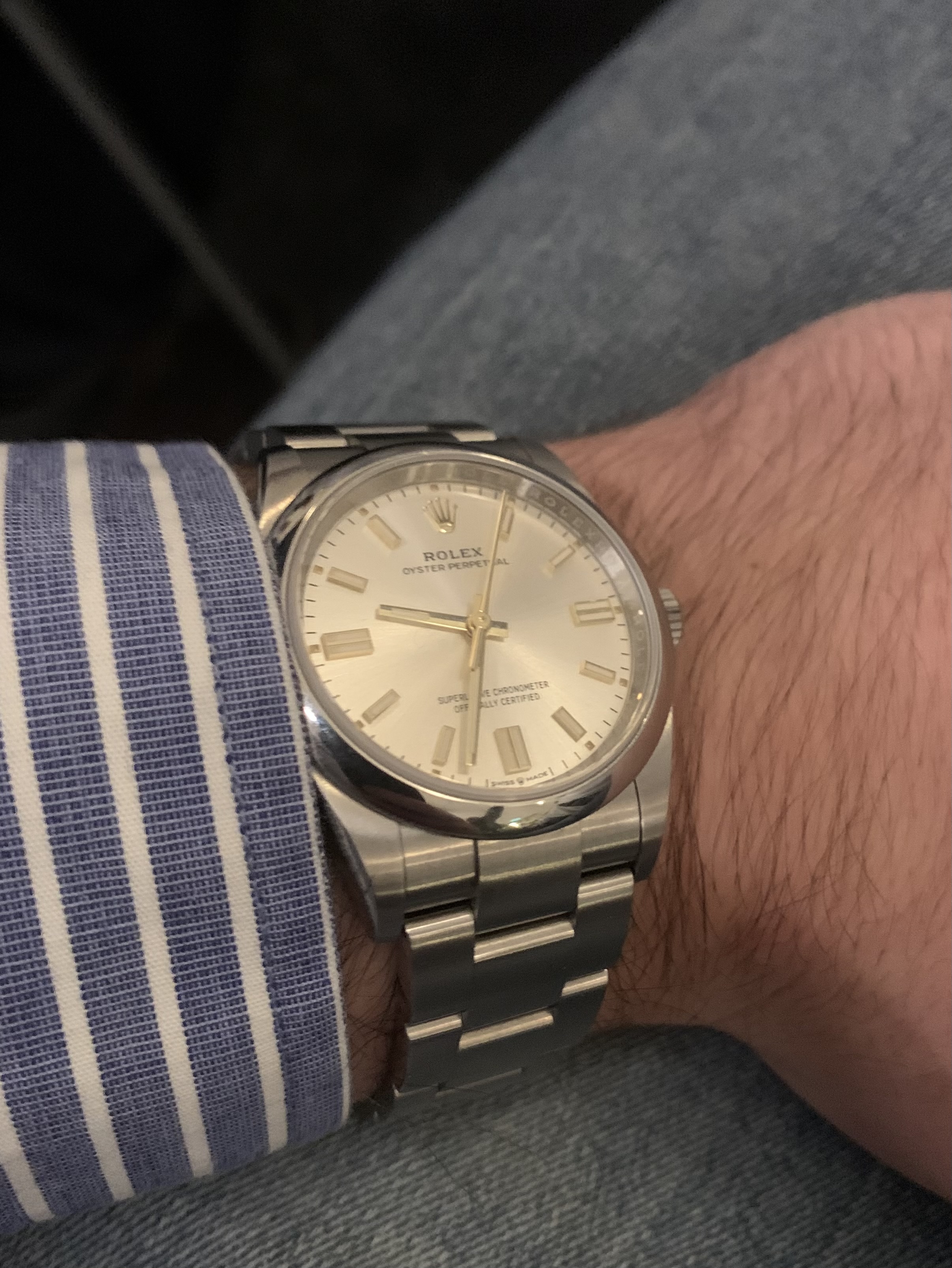 Rolex Oyster Perpetual stulen i Stockholm
