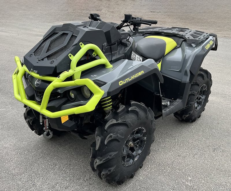 Fyrhjuling Can Am Outlander 650 XMR stulen i Släppträsk sydväst om Malå