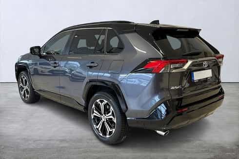 Grå metallic med svart tak Toyota RAV4 Plug In Hybrid AWD stulen i Falköping